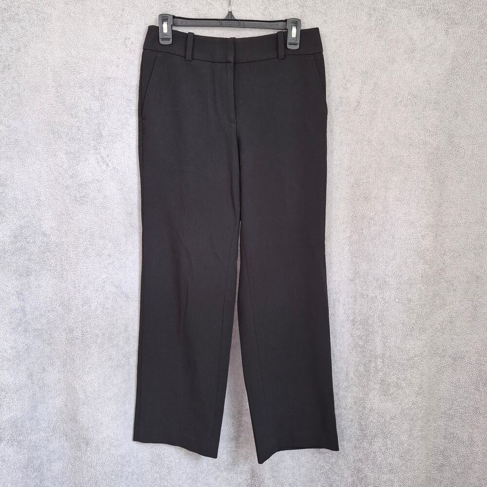 Ann Taylor LOFT Black Trousers Dress Pants Petite 4P